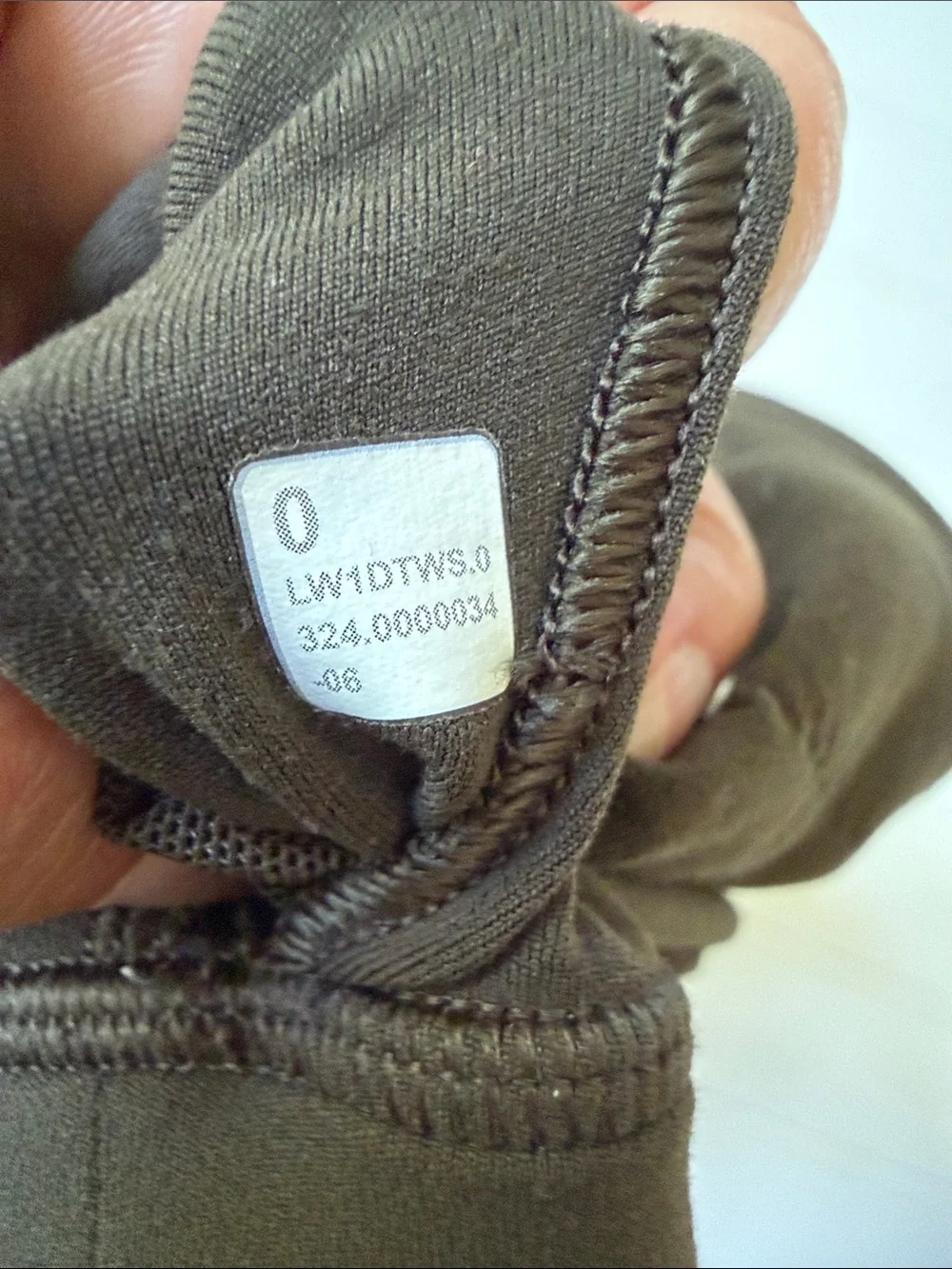 (263)lululemon athletica Olive Green V-Neck Tank Top